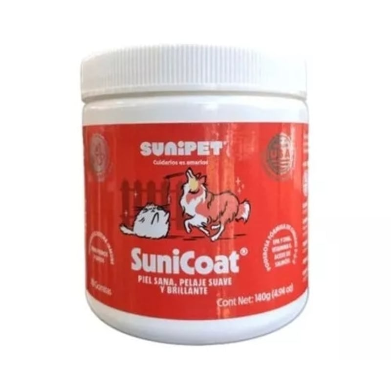 SUNIPET - Sunipet Sunicoat Suplemento Para Piel Y Pelaje Perros Y Gato