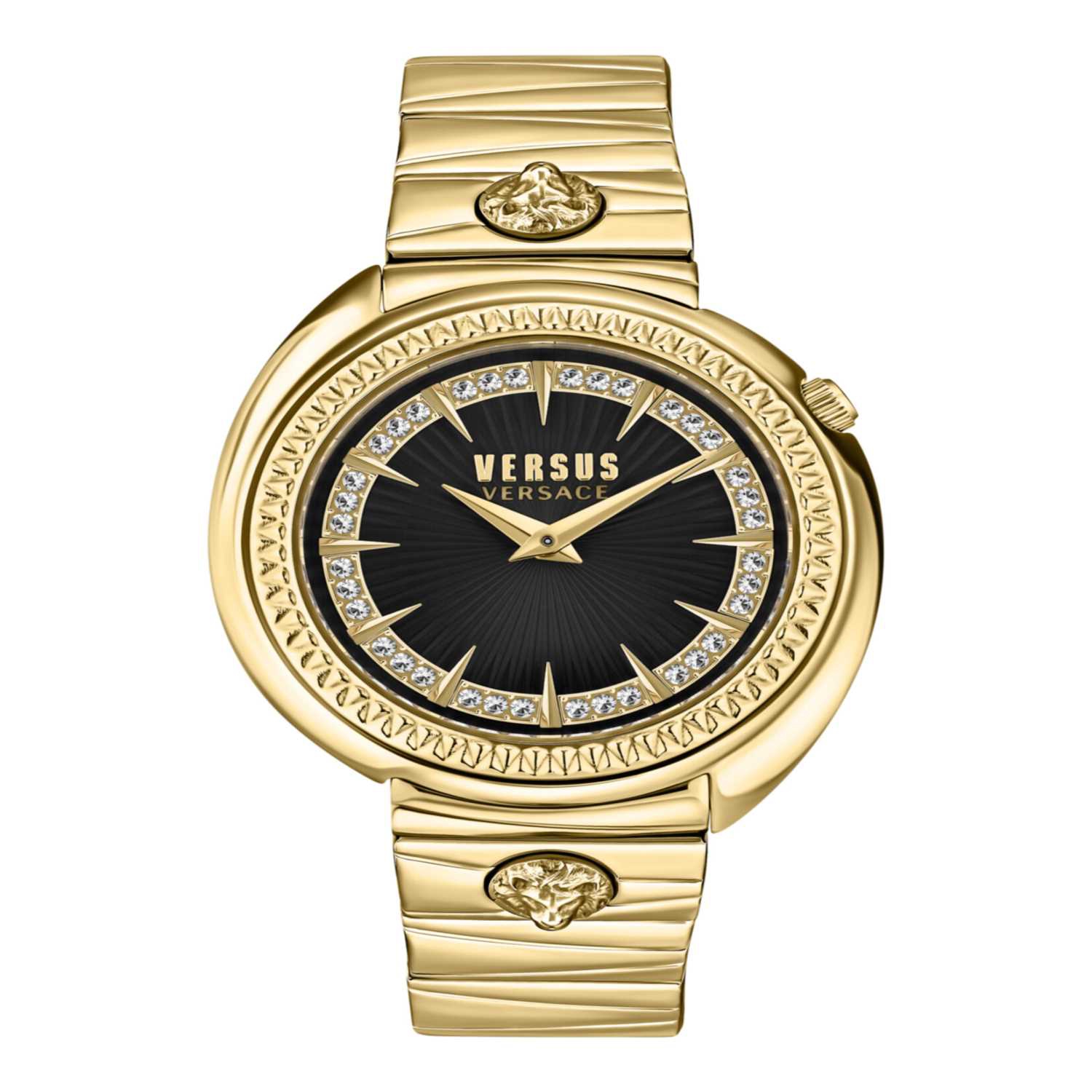 VERSACE RELOJ VERSUS VERSACE VSPHF2421 PARA MUJER DORADO DE ACERO INOXIDABLE falabella