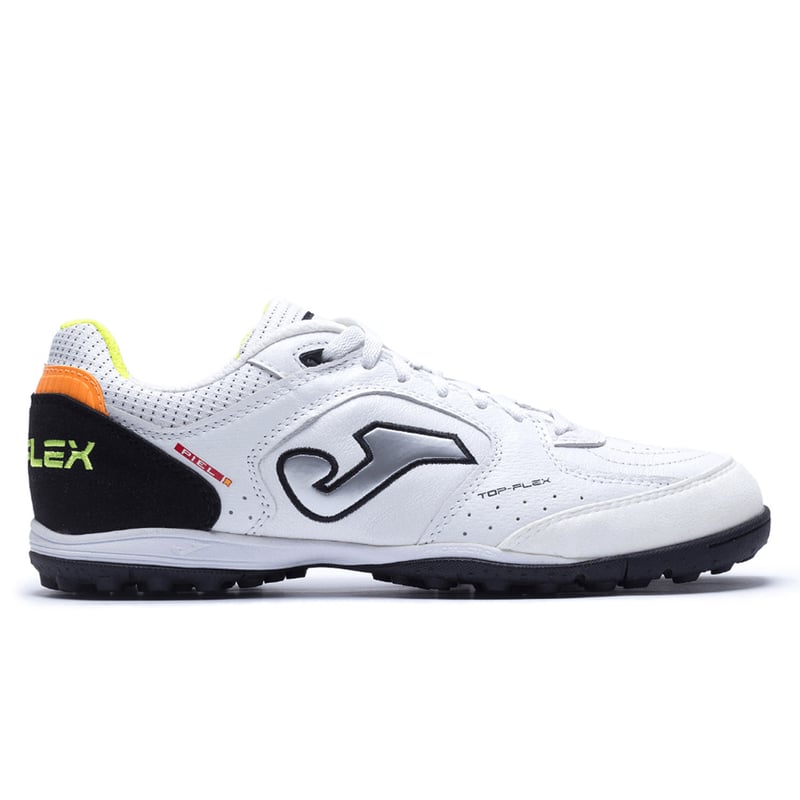 Zapatilla Futbol Turf Hombre Top Flex Blanco Joma