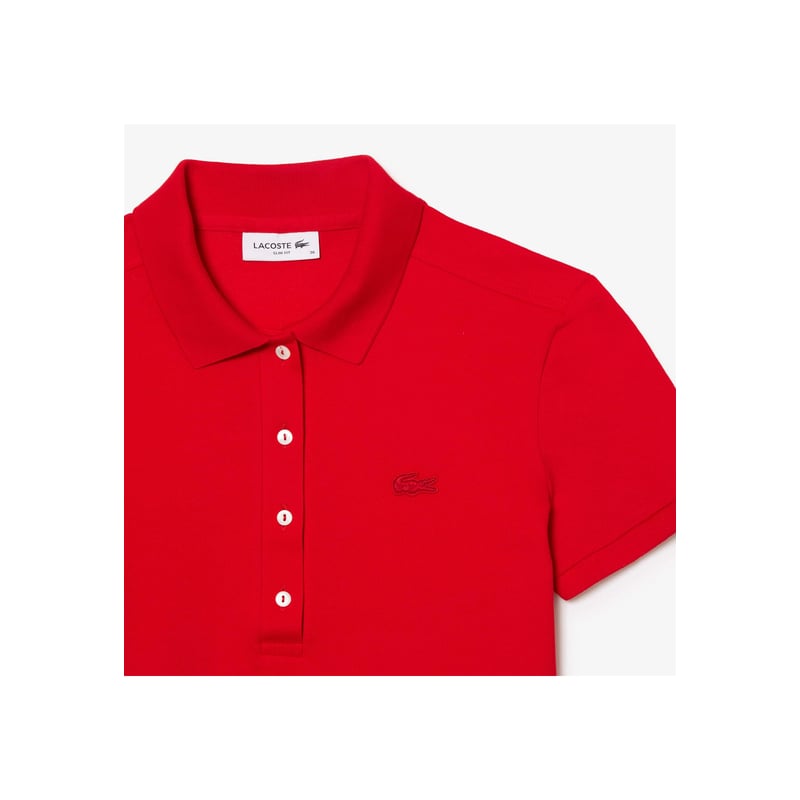 Polo rojo lacoste shop