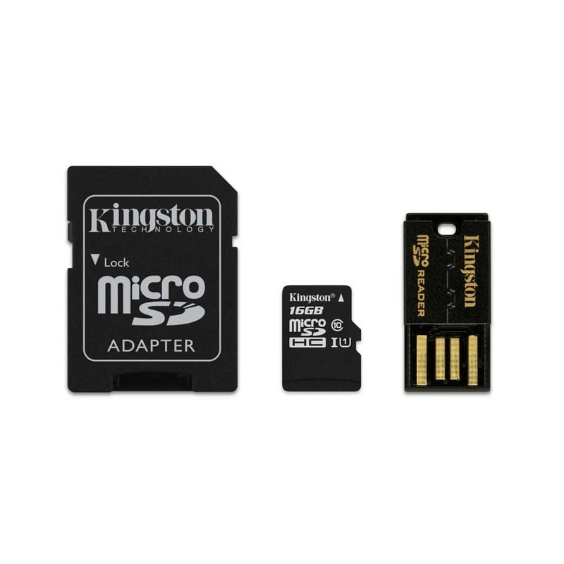 Kingston Mobility Kit 16GB Micro-SDHC/SDXC Con Adattatore SD E USB – Classe 4, Multidispositivo, Nero - 4