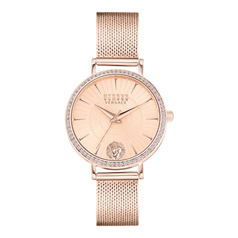 VERSACE Reloj Mar Vista Crystal VSP1F2421 Versus Versace Mujer en Oro rosa falabella