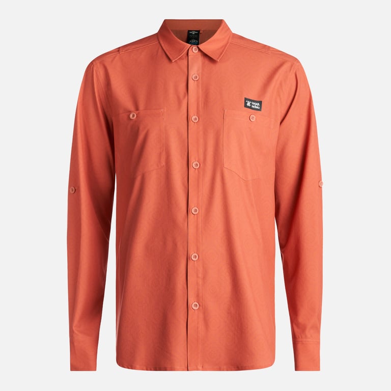 Camisa terracota hombre hotsell