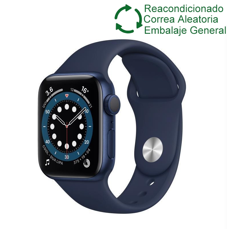 APPLE Apple watch series 6 44mm GPS Azul Reacondicionado Semi Nuevo falabella