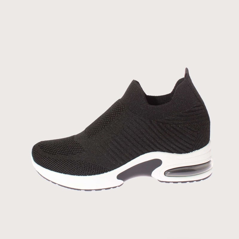 VIA FRANCA Zapatillas Para Mujer Color Negro falabella