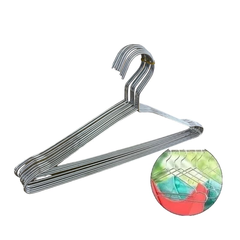 Pack 10 Colgadores De Ropa Perchas Metal Ganchos Metalicos. Sodimac Chile
