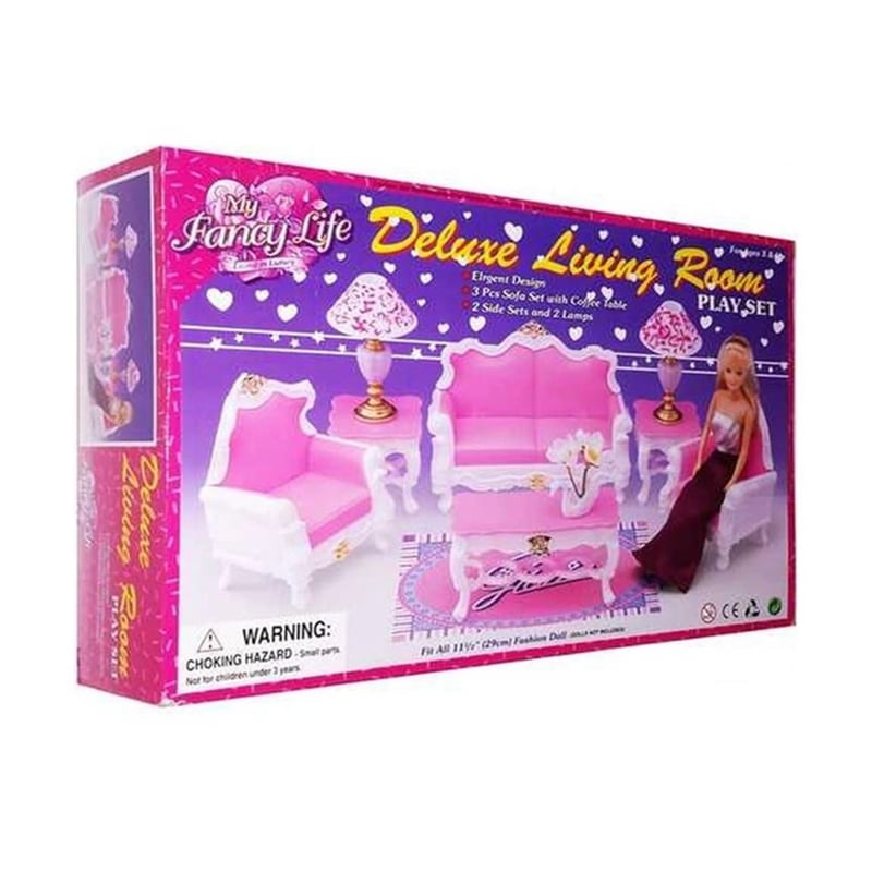 GENERICO Juego de Muebles Para Munecas Barbie Gloria falabella