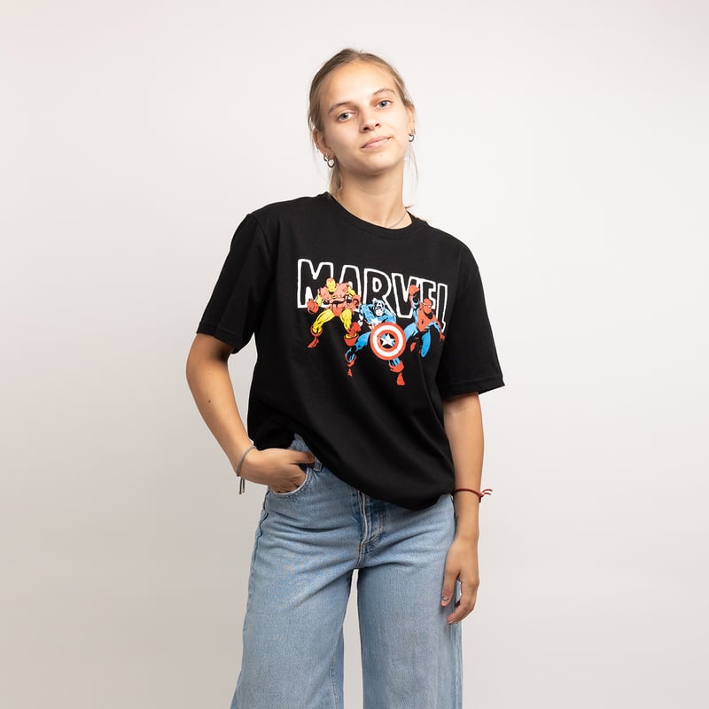 Polera marvel mujer hotsell