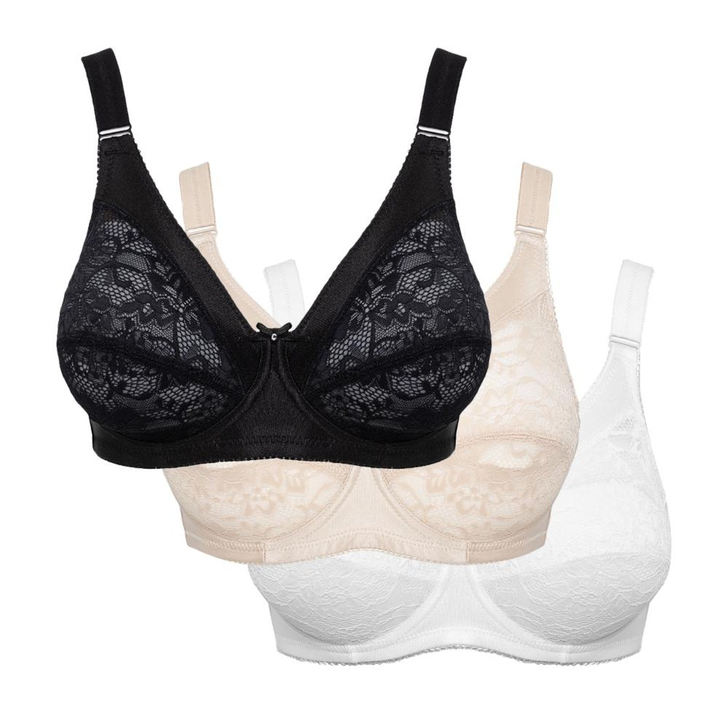 Pack 3x sosten encaje P350.531M Kayser KAYSER