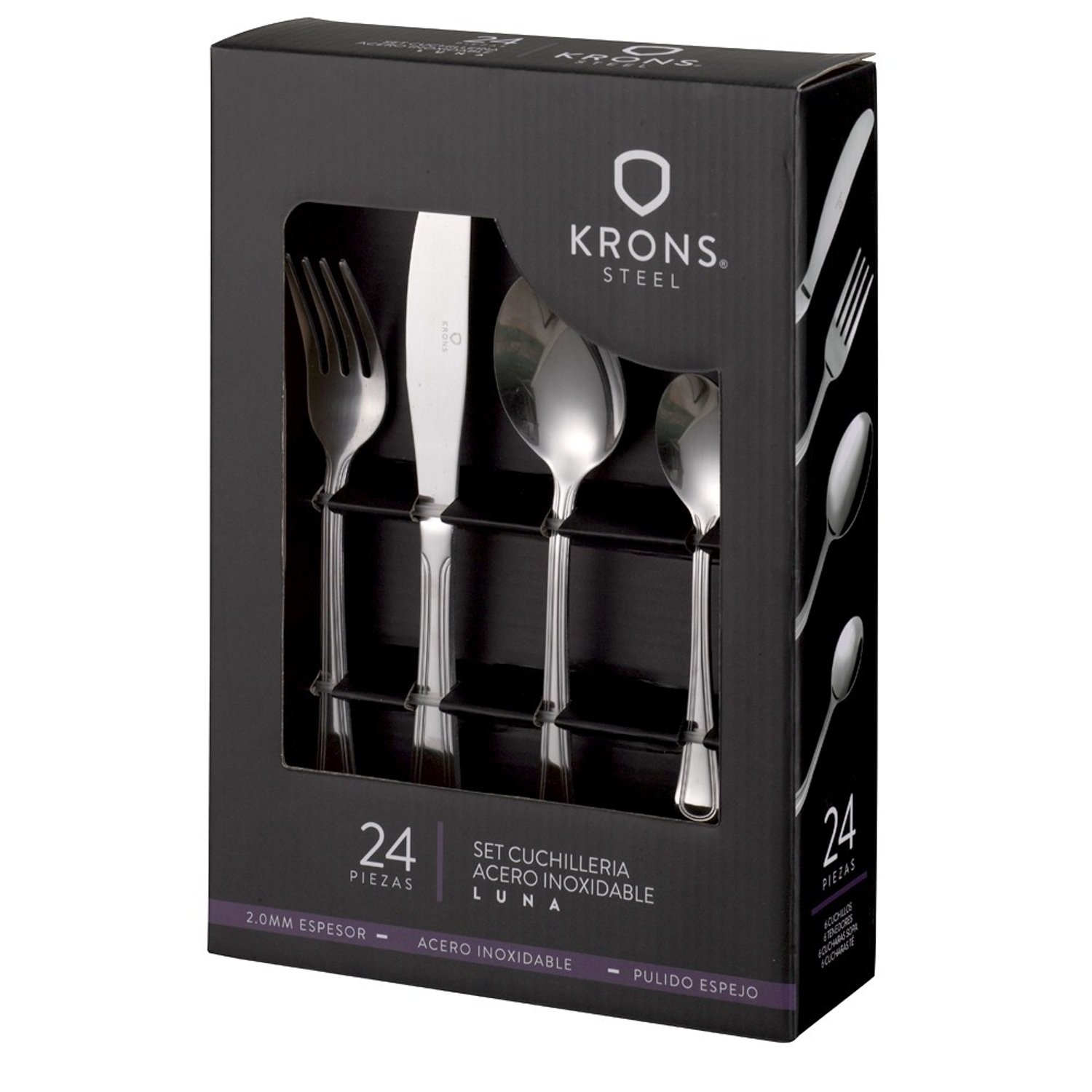 KRONS Set Cuchilleria Luna 24 Piezas Krons KRONS falabella
