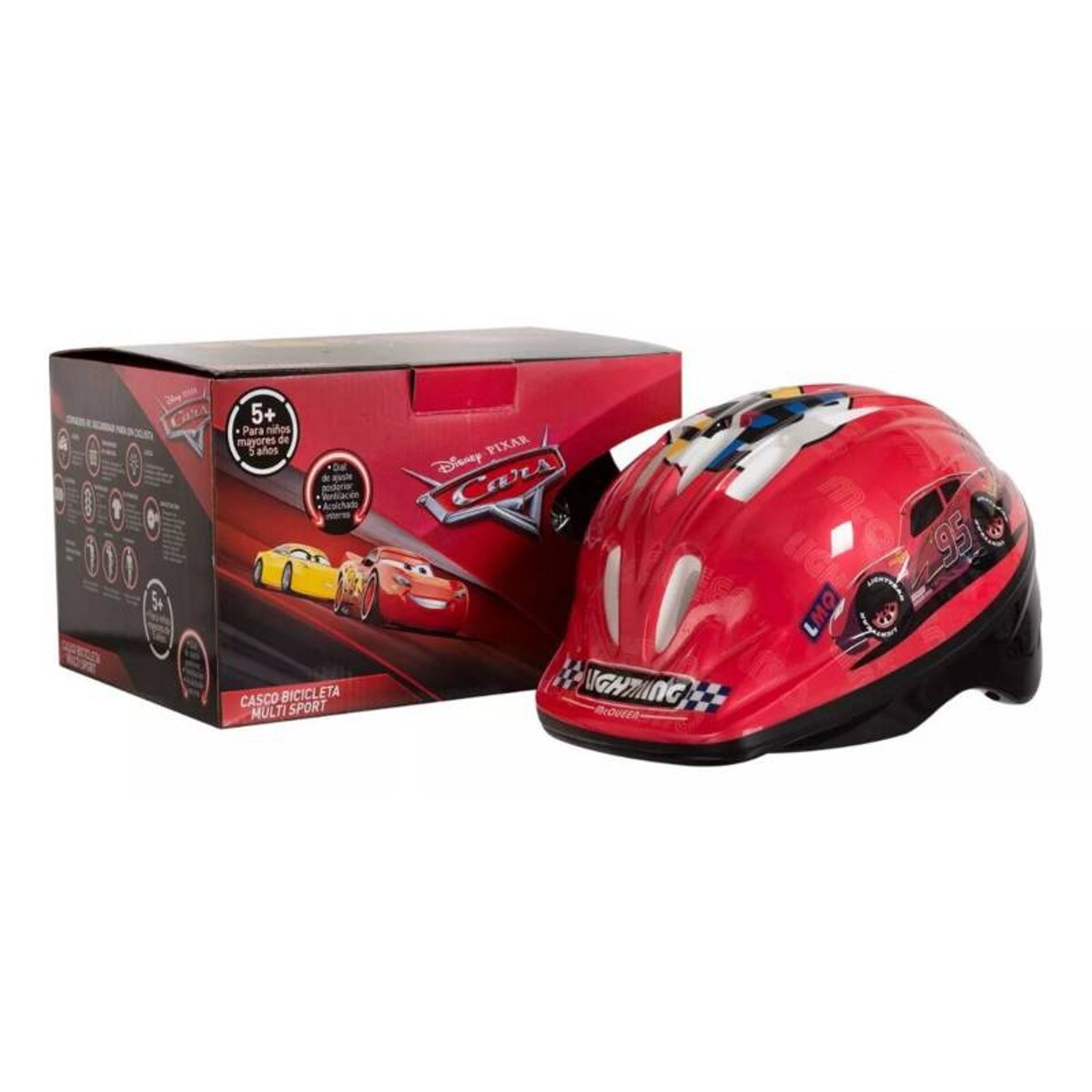 Casco cars para niños sale