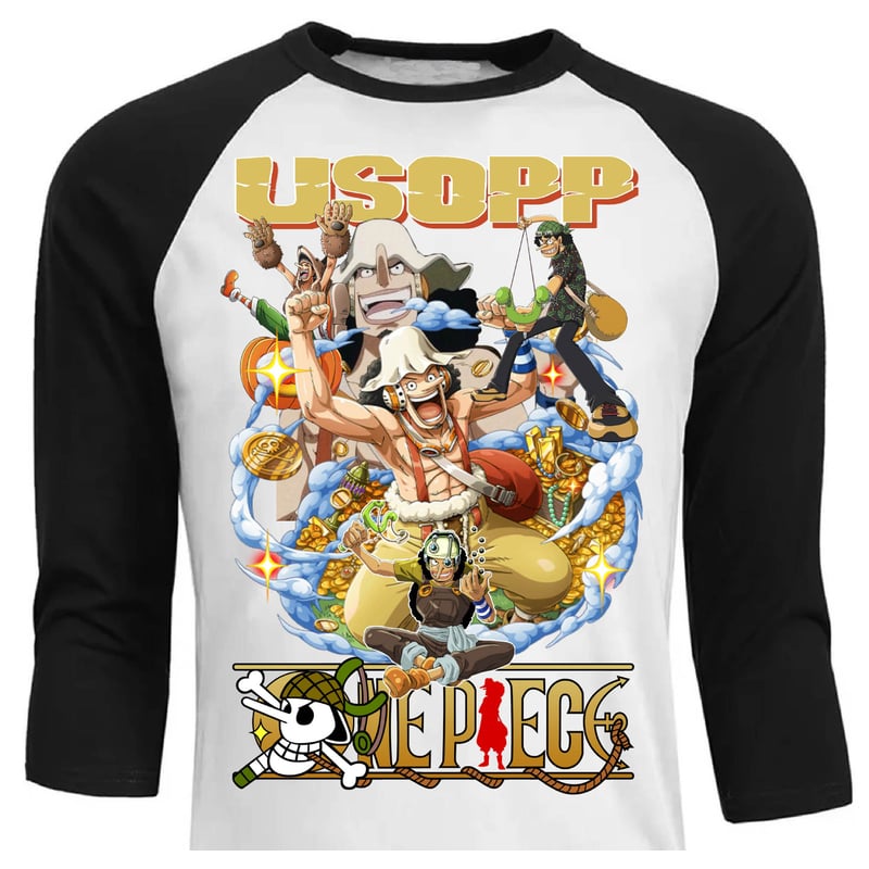 COTTONEXT - POLERA ONE PIECE ANIME RAGLAN UNISEX 5