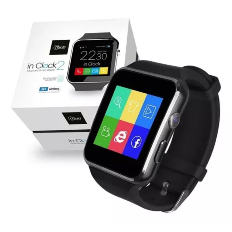 Reloj Smartwatch Mlab In Clock 2 Ipx6 Pasos 8922 Full Sodimac Chile