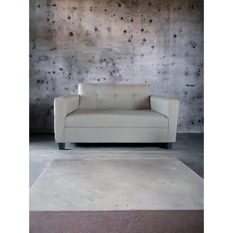 GENERICO - Sofa 2 Cuerpos Tela Beige Ruan