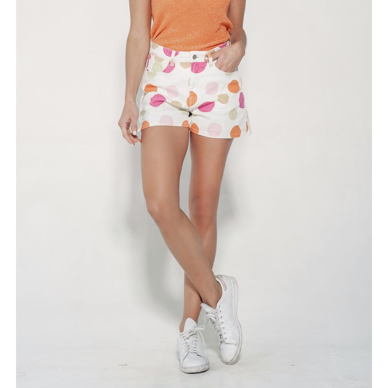 MOMCHIC - Short Olivia Lunares de Colores