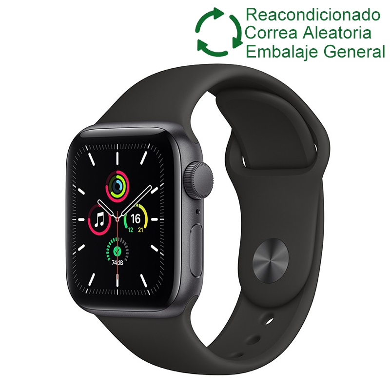APPLE Apple watch SE 2020 44mm GPS Negro Reacondicionado Semi Nuevo falabella
