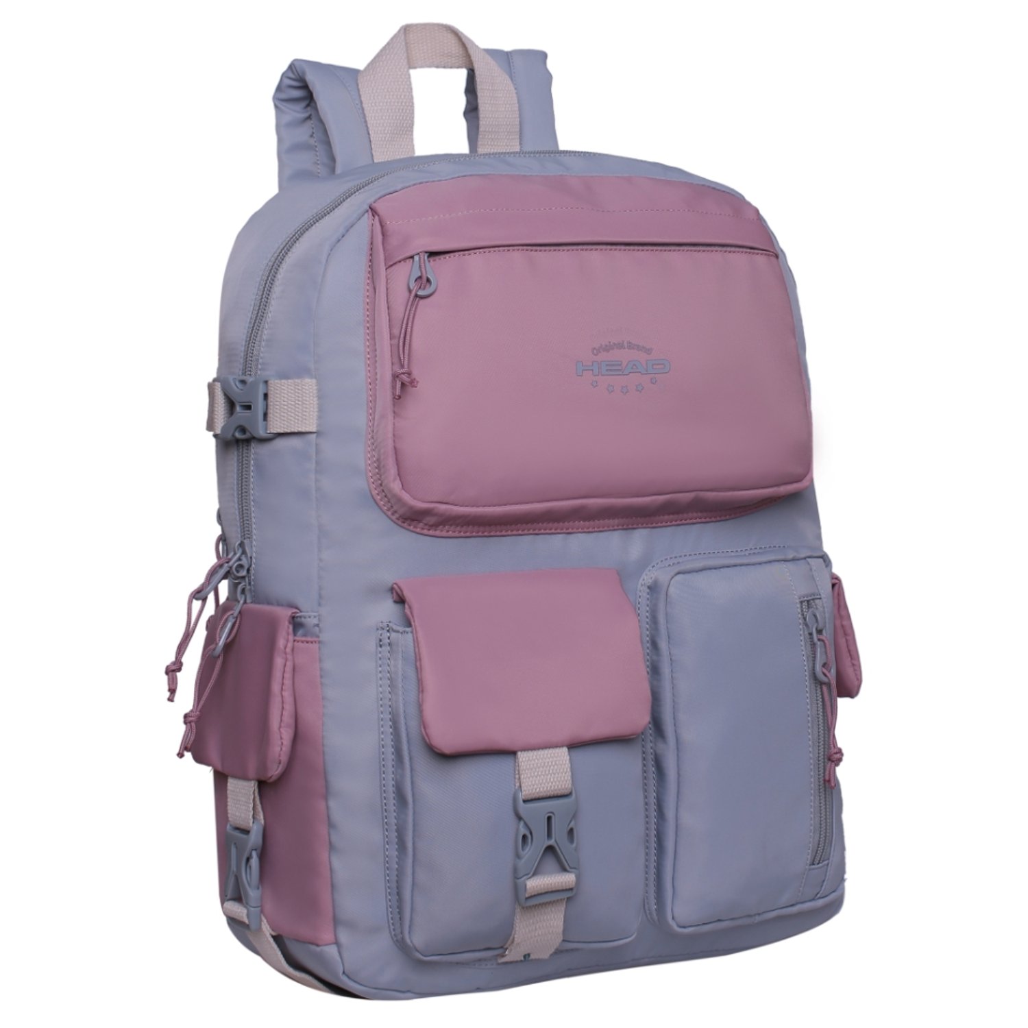 HEAD Mochila Mujer Escalede Color Block Gris Head falabella