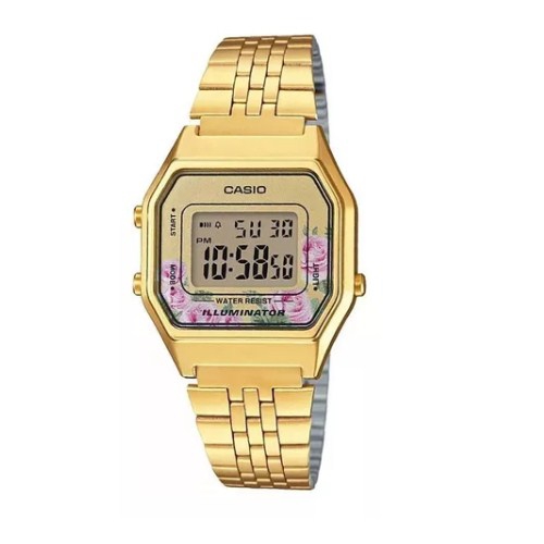 Reloj Analogo Vintage Casio Mujer Dorado La680wga 4cdf SG103928 Dorado TALLA UNICA