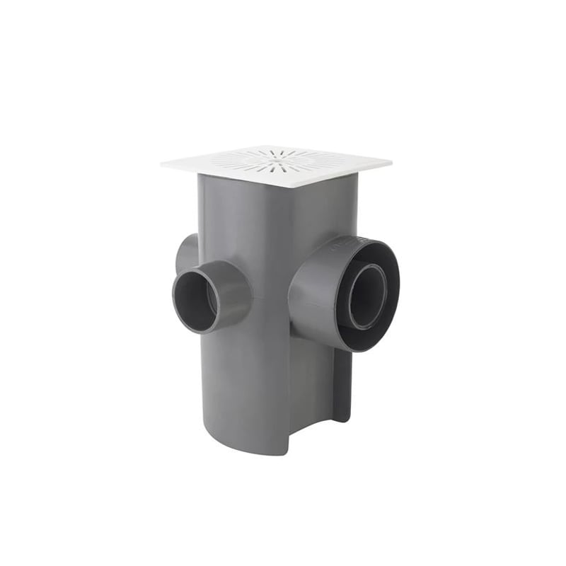 GENERICO Pileta Universal Sanitaria Pvc Gris 110 X 75 X 50 X 40mm ...