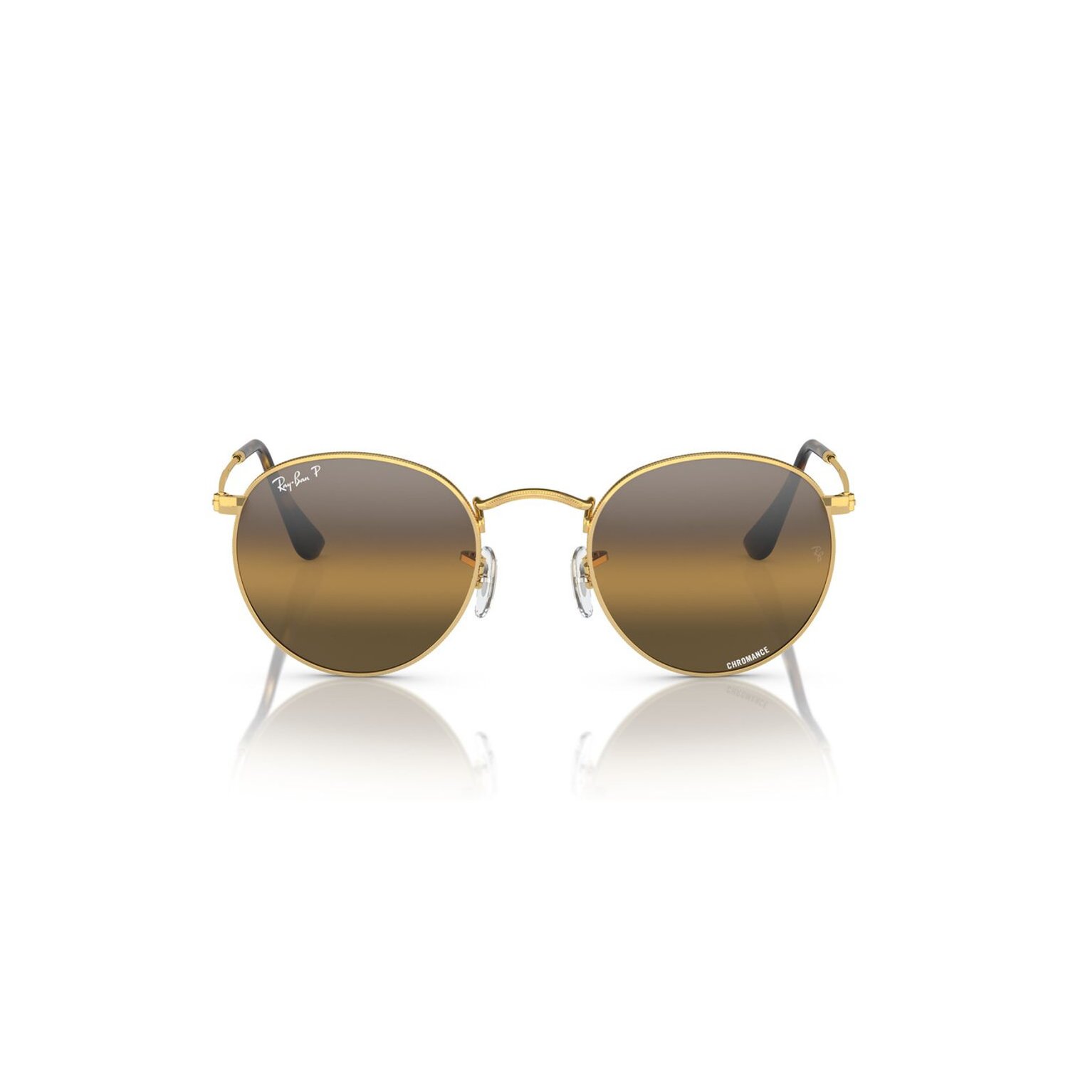 RAY BAN Anteojos De Sol Ray Ban RB3447 Round Metal Dorado Hombre falabella