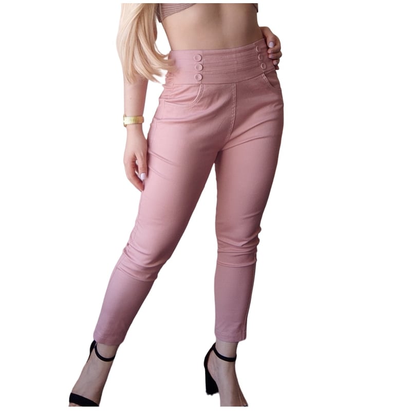 Pantalones para mujer tiro alto shop