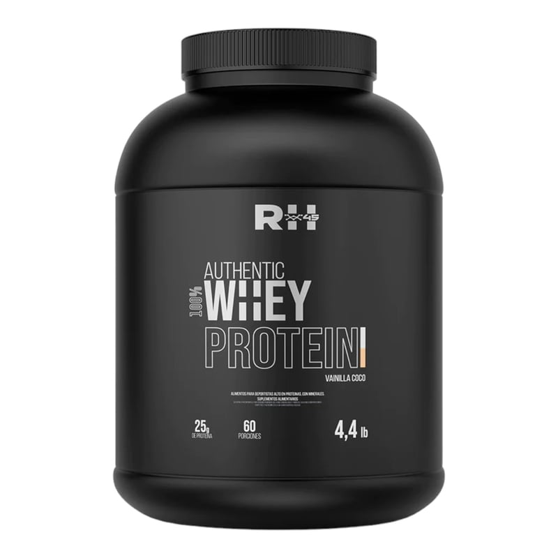 GENERICO PROTEINA AUTHENTIC 100% WHEY PROTEIN 60 SV - RH45 - VAINILLA ...