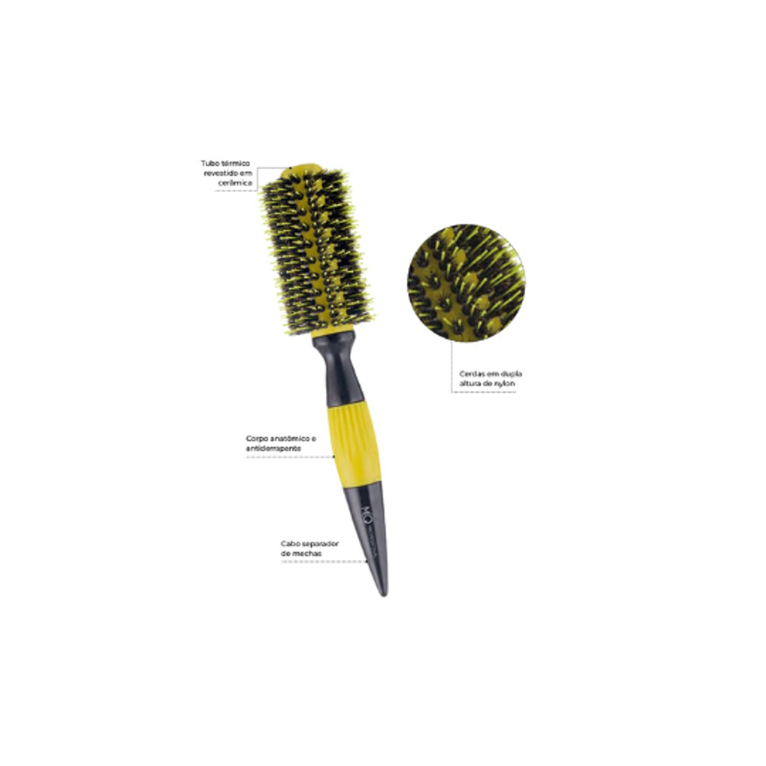 MQ Cepillo MQ térmico Brushing cerdas Jabali mixtas 43 mm. | falabella.com