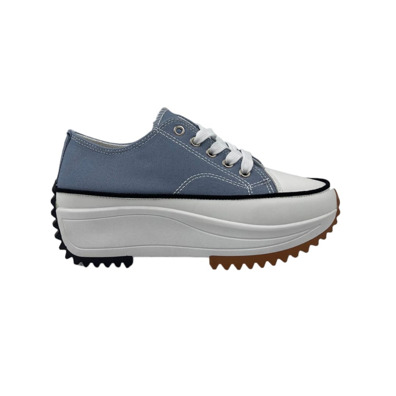 GENERICO Zapatilla Azul Plataforma Mujer falabella