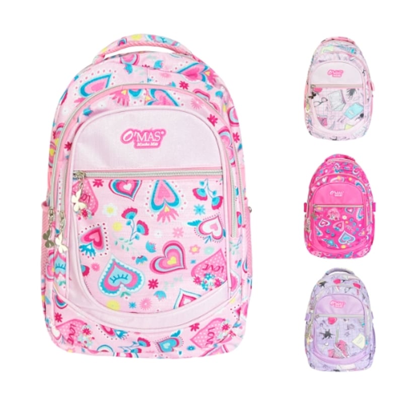 GENERICO MOCHILA DE NINA CON ESTUCHE DE LAPICES 38X5X26X125CM falabella