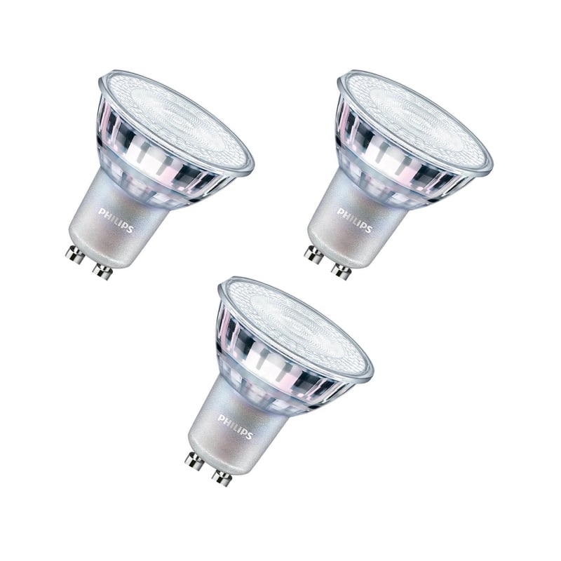 PHILIPS - Set 3 Dicroica Philips Led Premium Gu10 7w Dimerizable Luz calida