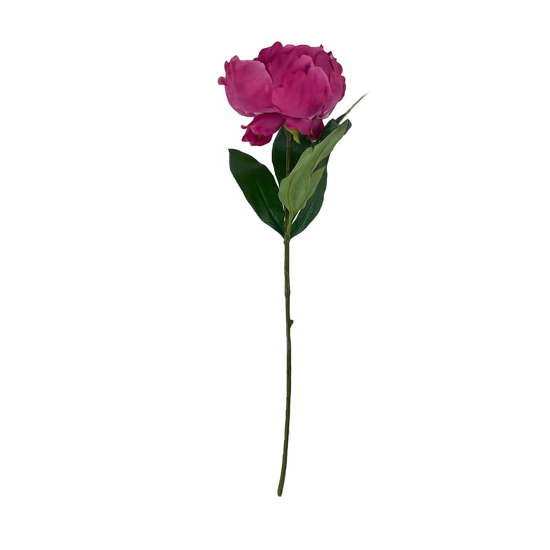 COREL - Peonia Fucsia 45cm Con Acabado Natural