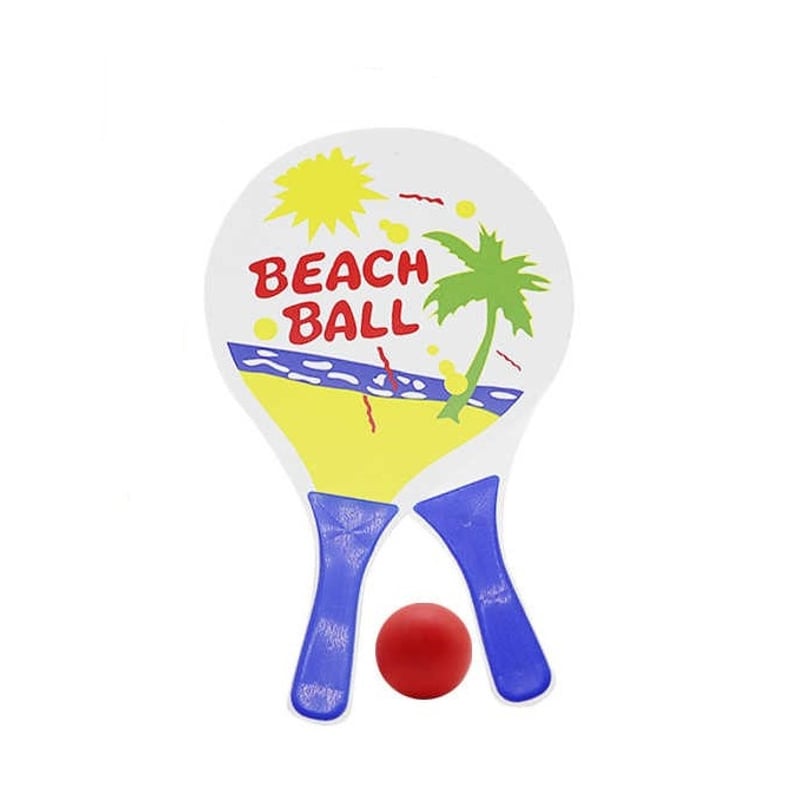 GENERICO - Raqueta de playa con pelota