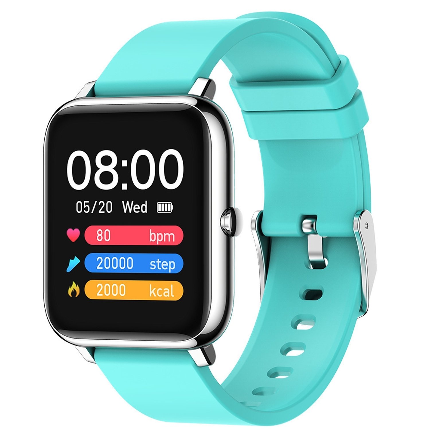 BLWOENS Reloj Inteligente P22 Smartwatch Azul falabella