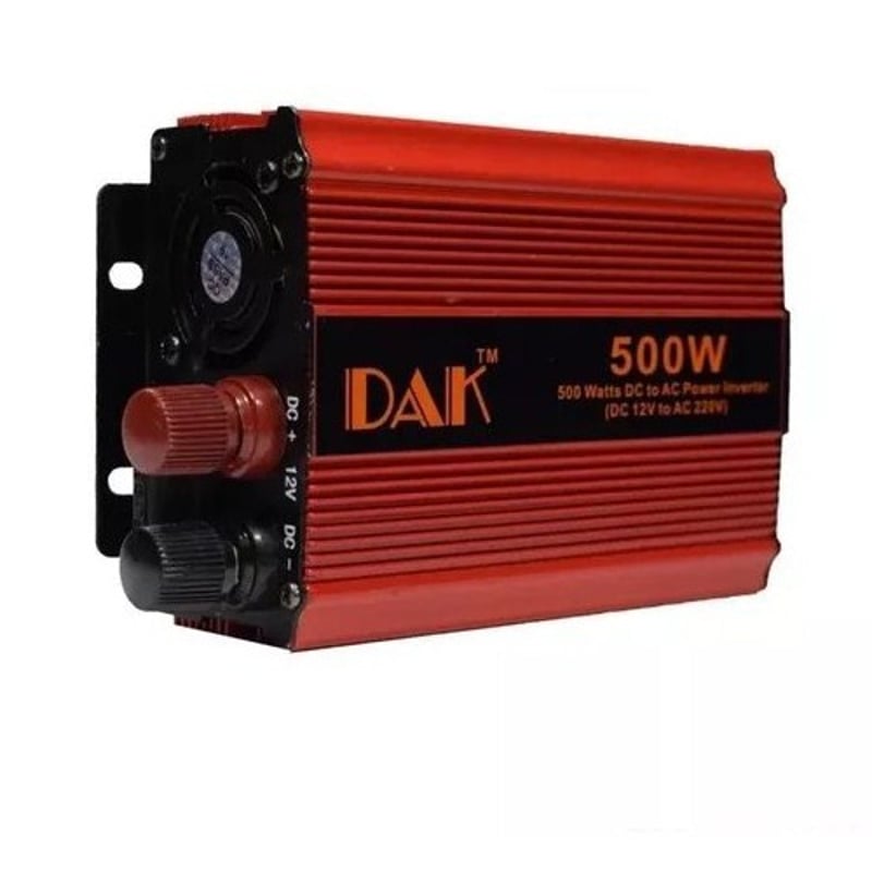 GENERICO Inversor de Voltaje Portatil 12v A 220v 500w Auto SG105286 ...