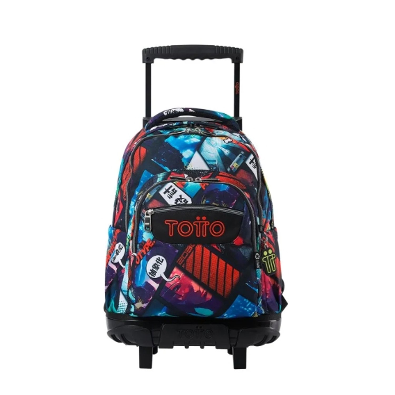 TOTTO Mochila Con Ruedas Nino Bomper Renglon Negro Totto falabella