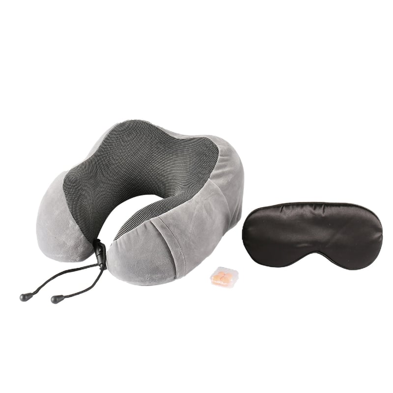 AROUND - KIT ALMOHADA DE VIAJE GRIS