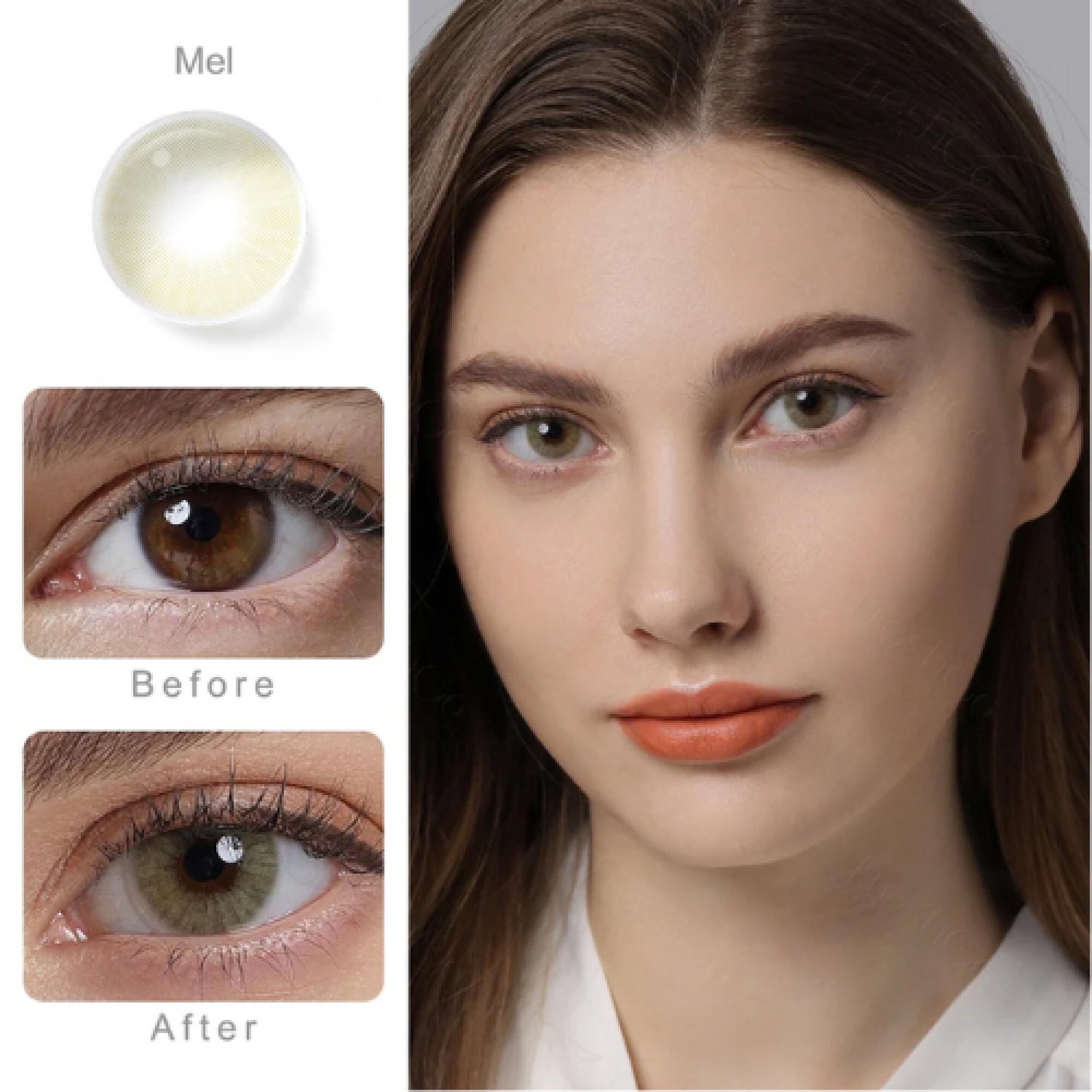 FRESHGO Lentes de contacto FreshGo Hidrocor Mel falabella