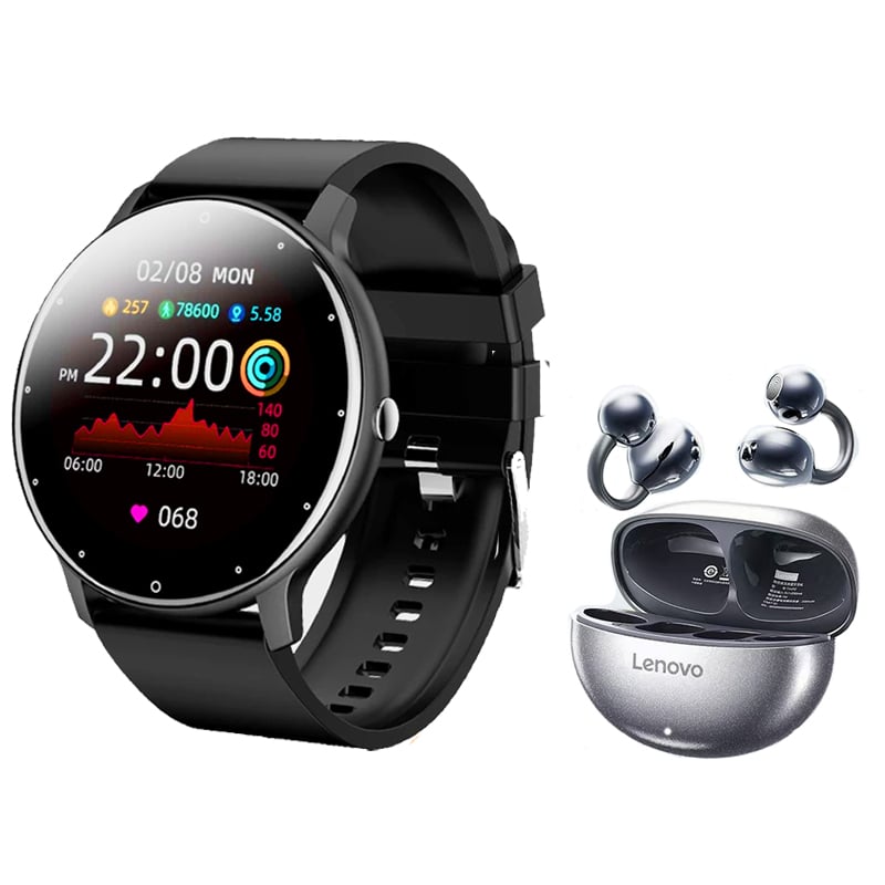 LENOVO - Lenovo TA140 Audífonos-Negro y Toumi Fit 2-B Reloj inteligente