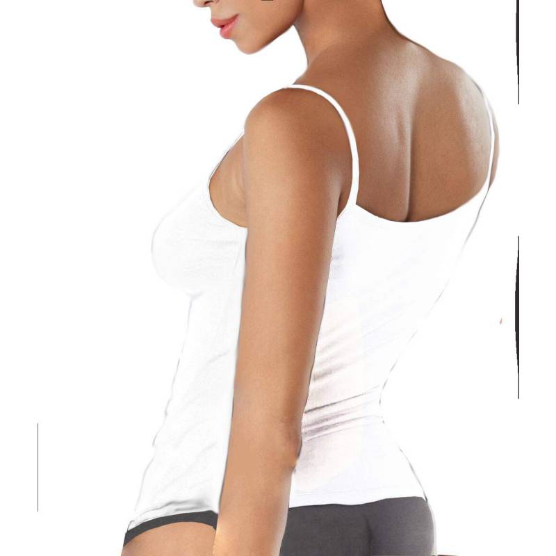 Pack 3 Camiseta Pabilos Fibra Bambu Mujer Elasticada