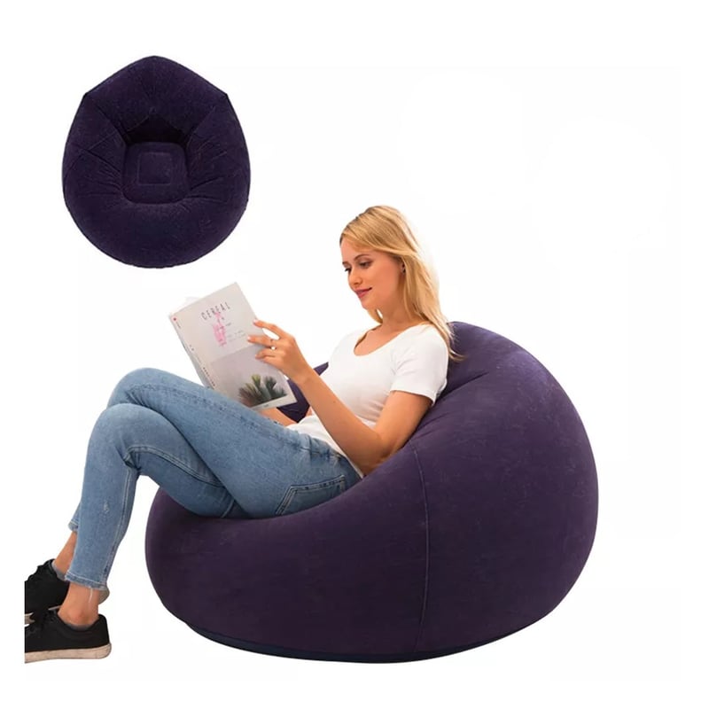 GENERICO PUFF GRANDE INFLABLE PVC CON BOMBA PARA INFLAR | falabella.com