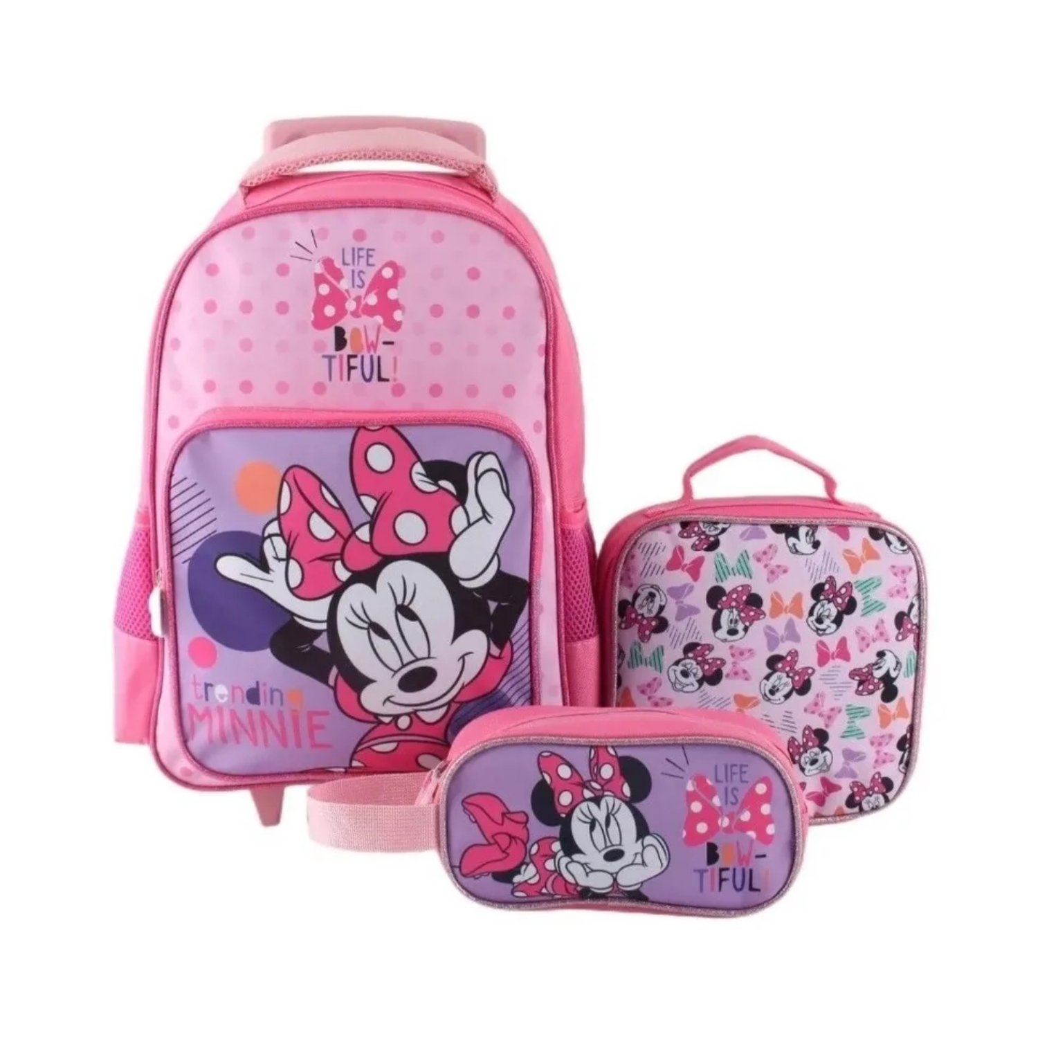 Mochila minnie mouse con ruedas hotsell