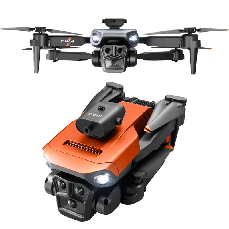 EMETRES - Drone 4k Con Cámara Dual Wifi + 3 Bateria De Regalo