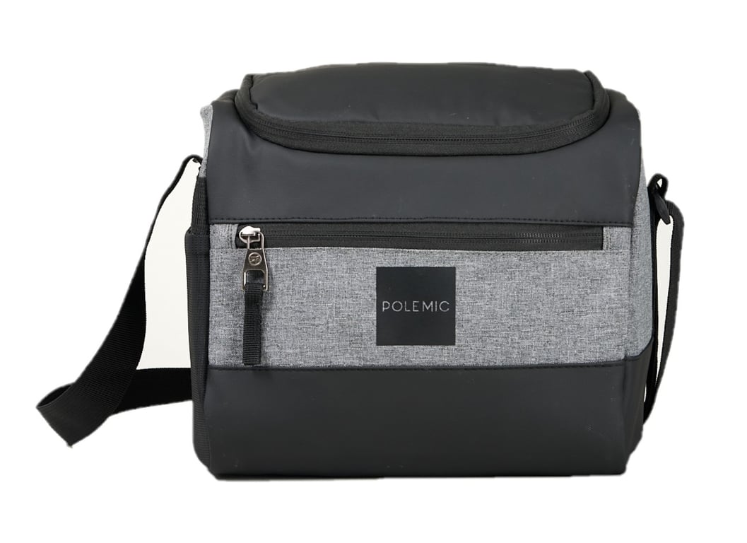 POLEMIC Lonchera Termica Bolso termico NEGROGRIS 7L Polemic | falabella.com