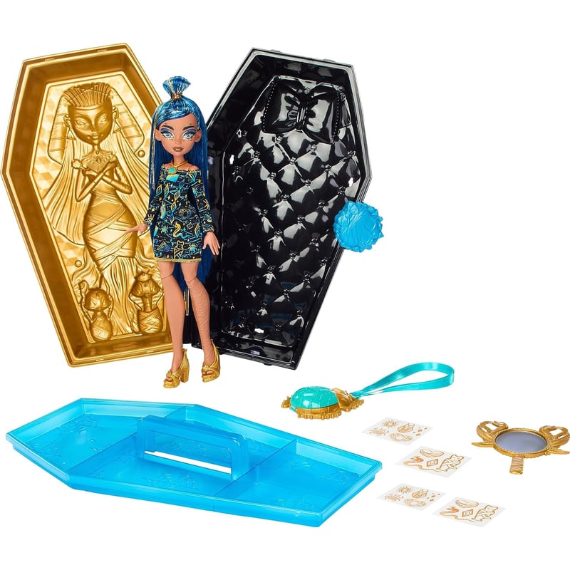 MONSTER HIGH Muneca Monster High Cleo De Nile Set De Belleza Y Juego falabella