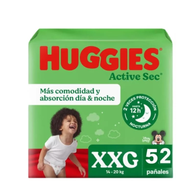HUGGIES ACTIVE SEC MALETA XXG