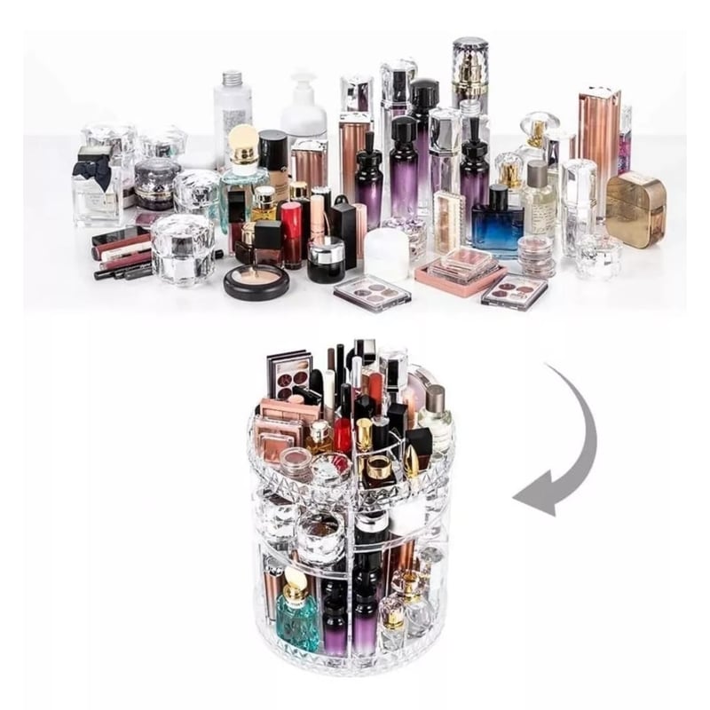GENERICO - Organizador De Maquillaje Giratorio Lápiz Labial 360
