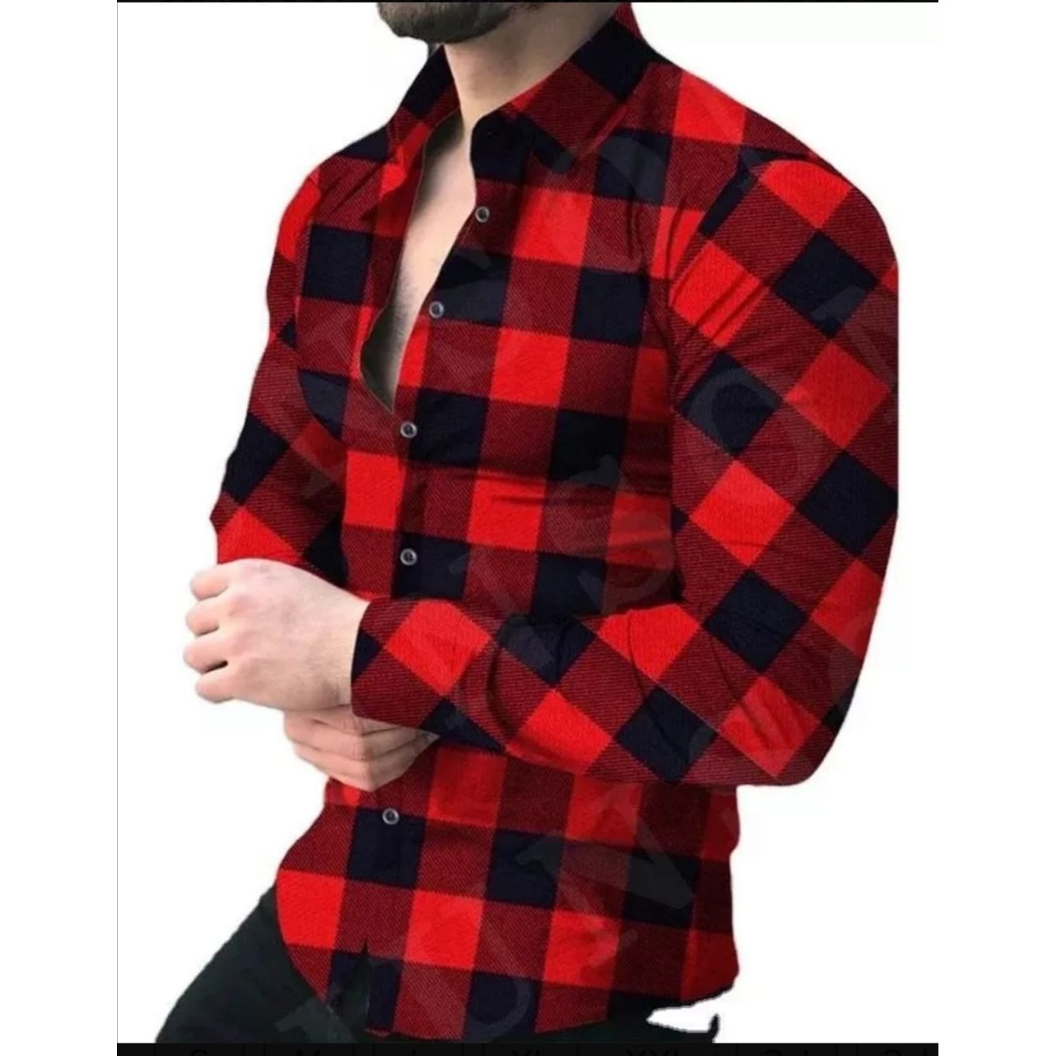 Camisa cuadrille roja hombre hotsell