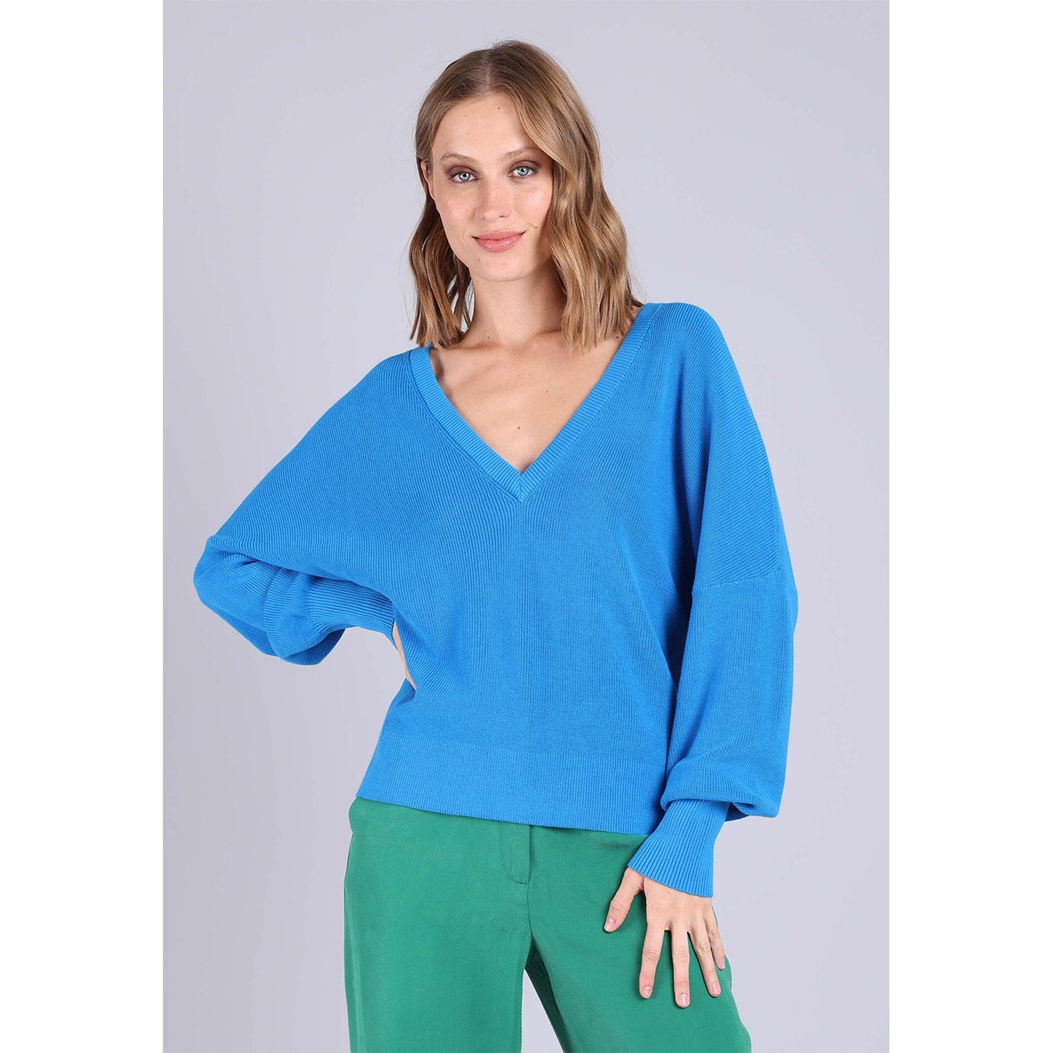 ESPRIT Sweater de punto con escote en V Mujer Esprit ESPRIT falabella