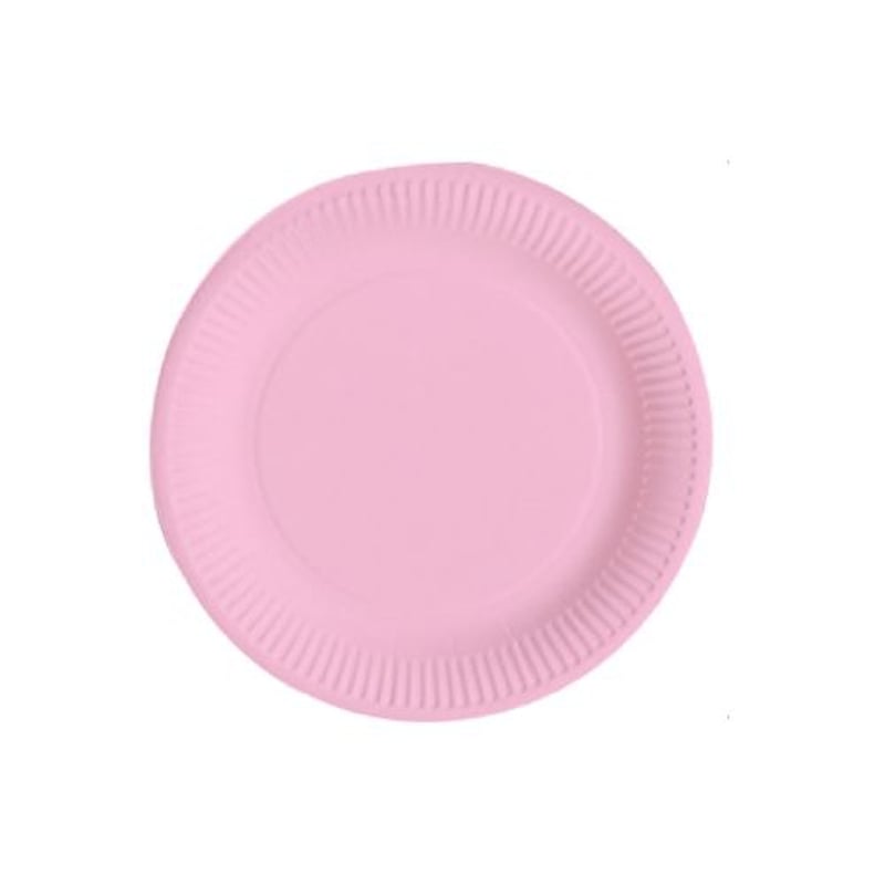 GENERICO Plato Plano Material Plastico Color Rosa 17.7 Cm | falabella.com