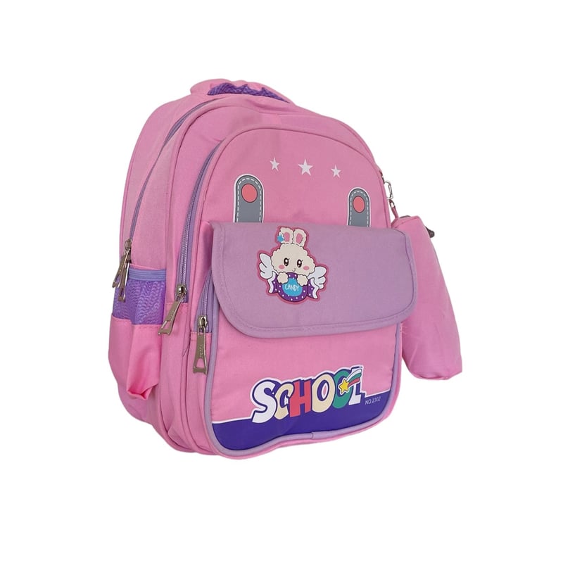 GENERICO Mochila Para Nina Bolso Escolar 38 cm falabella